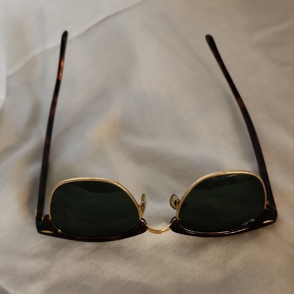 Ray Bans - Gold and Brown Sunglasses - Picture 1 of 3